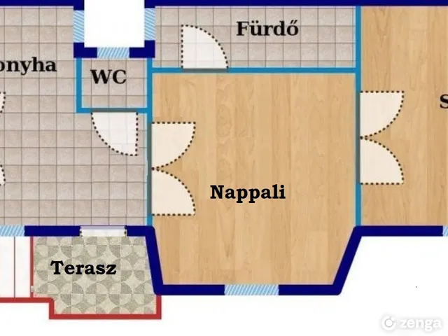 Kiadó lakás Budapest II. kerület, Rózsadomb, Kút u. 7. 57 nm