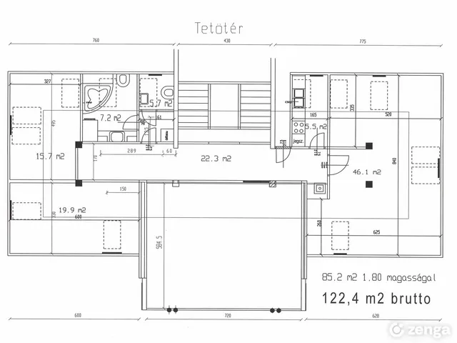 Eladó kereskedelmi és ipari ingatlan Budapest XXI. kerület, Csepel Rózsadomb 122 nm