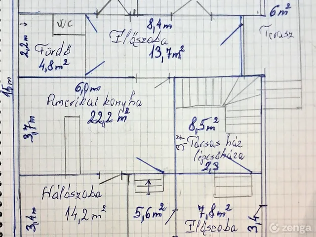 Eladó ház Madocsa 135 nm