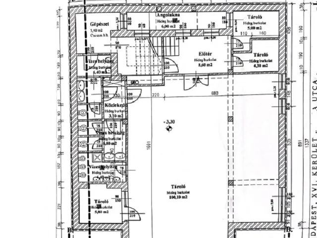 Kiadó kereskedelmi és ipari ingatlan Budapest XVI. kerület, Rákosszentmihály, Mária utca 350 nm