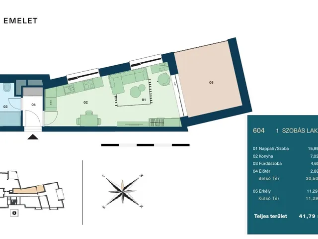 Eladó lakás Budapest VIII. kerület, Tisztviselőtelep 42 nm