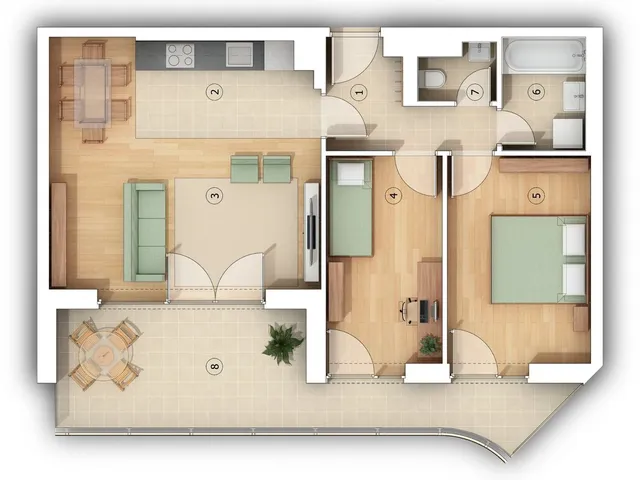 Eladó lakás Budapest XIV. kerület 65 nm