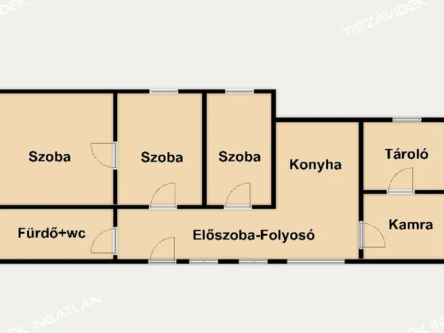 Eladó ház Tiszasüly, Mező út 77 nm