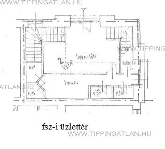 Eladó kereskedelmi és ipari ingatlan Budapest VI. kerület, Aradi utca 443 nm