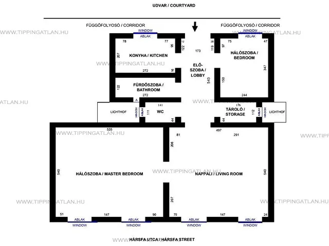 Eladó lakás Budapest VII. kerület, Külső-Erzsébetváros, Hársfa 86 nm