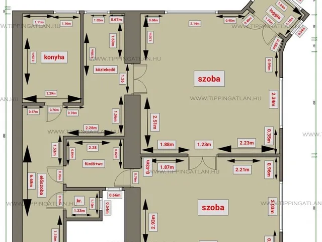 Eladó lakás Budapest VII. kerület, Belső-Erzsébetváros, Erzsébet krt 82 nm