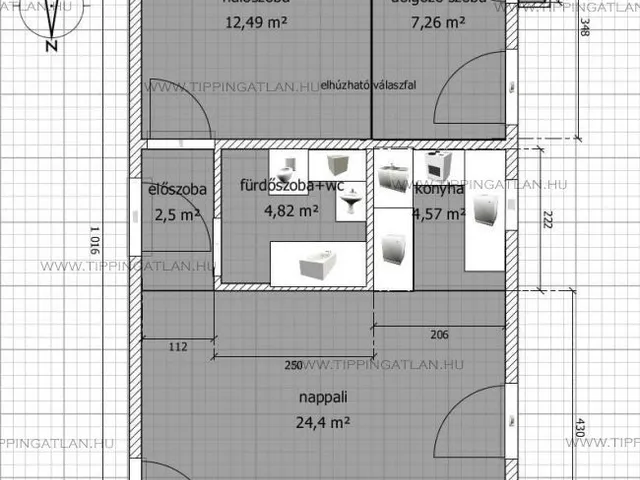 Eladó lakás Budapest XXII. kerület, Budafok 57 nm