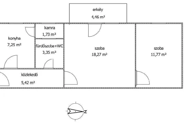 Eladó lakás Pécs 51 nm
