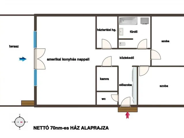 Eladó ház Mikepércs 62 nm