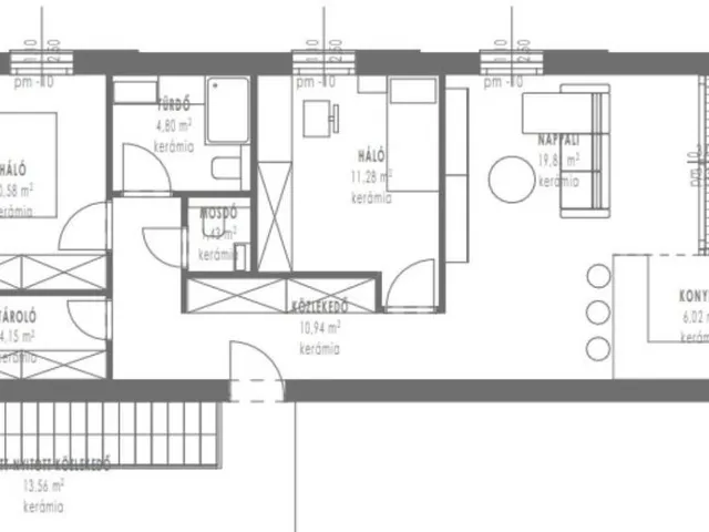 Eladó lakás Debrecen, Nyulas 73 nm