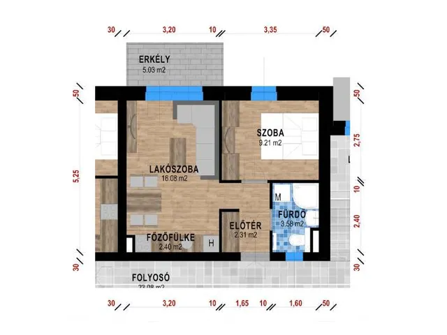 Eladó lakás Pápa, Felsőváros 33 nm