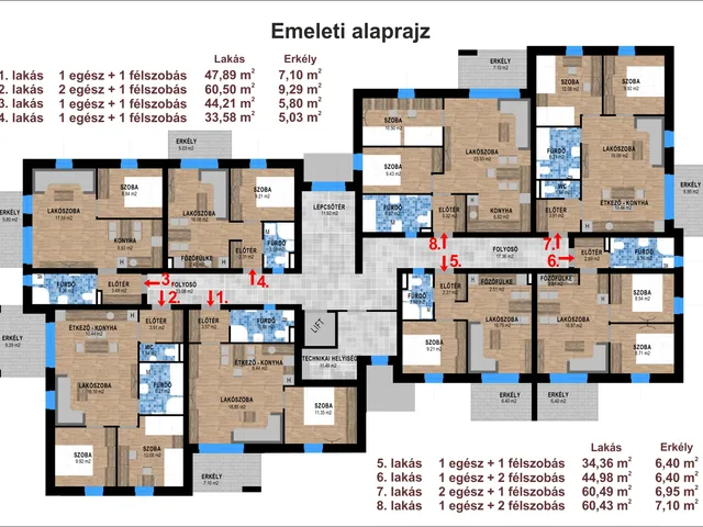 Eladó lakás Pápa, Felsőváros, Határ u. 16. 33 nm