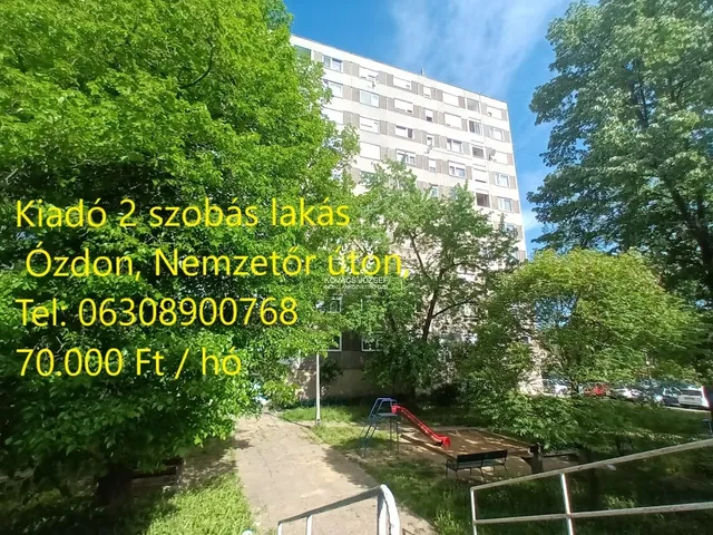 Kiadó lakás Ózd 55 nm