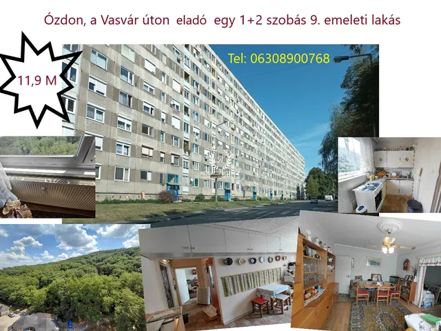 Eladó lakás Ózd, Vasvár út 54 nm