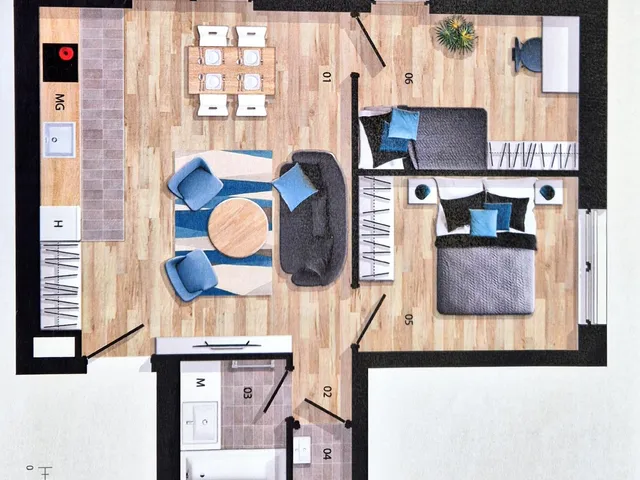 Eladó lakás Kecskemét, Homokbánya 47 nm