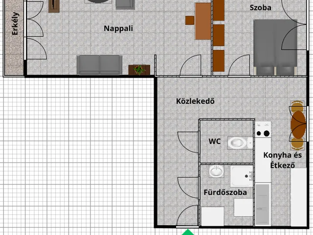 Eladó lakás Érd 57 nm