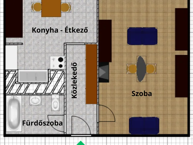 Eladó lakás Százhalombatta 35 nm