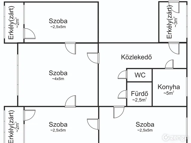 Eladó lakás Budapest X. kerület, Újhegy 81 nm