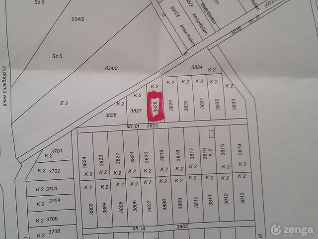 Eladó telek Tószeg 800 nm