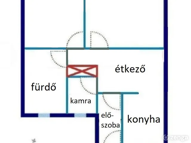 Kiadó lakás Kecskemét, Belváros 70 nm