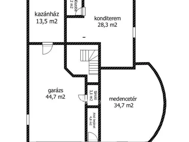 Eladó ház Budapest II. kerület, Máriaremete 270 nm