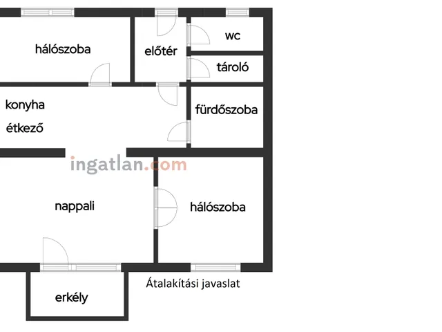 Eladó lakás Budapest XIV. kerület, Kiszugló 61 nm