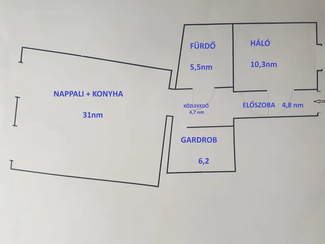 Eladó lakás Budapest V. kerület 62 nm