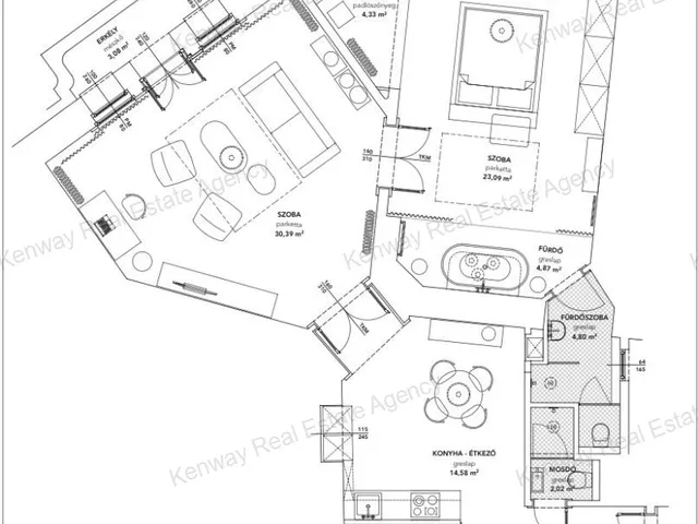 Eladó lakás Budapest V. kerület 86 nm