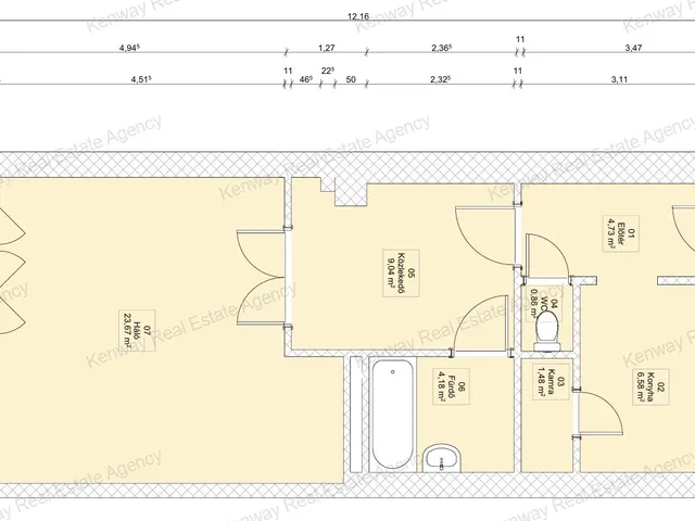 Eladó lakás Budapest V. kerület, Belváros 51 nm