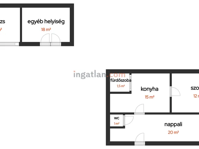 Eladó mezőgazdasági ingatlan Bugac 50 nm
