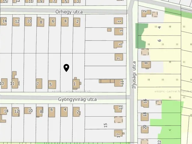 Eladó telek Perkupa, Gyöngyvirág út 916 nm