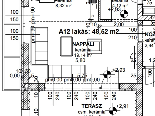 Eladó lakás Sopron 54 nm