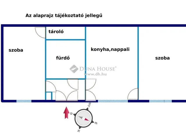 Eladó lakás Budapest VI. kerület, Nagykörúton kívüli terület 55 nm