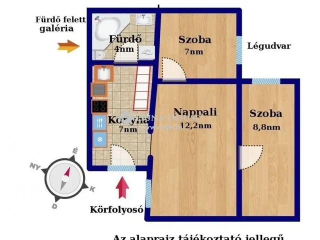 Eladó lakás Budapest VII. kerület 39 nm