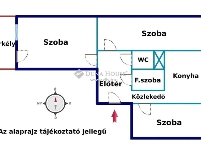 Eladó lakás Budapest XV. kerület 55 nm