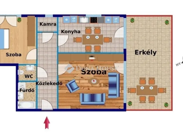 Eladó lakás Budapest III. kerület, Óbuda 60 nm