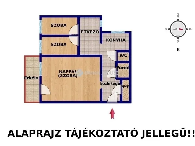 Eladó lakás Budapest XV. kerület, Rákospalota 59 nm