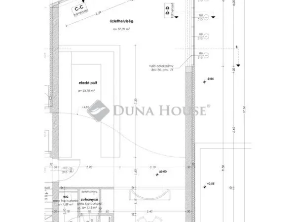 Kiadó kereskedelmi és ipari ingatlan Szentendre 92 nm