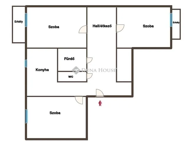 Eladó lakás Budapest XV. kerület, Újpalota 71 nm