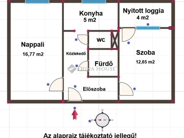 Eladó lakás Budapest III. kerület 48 nm