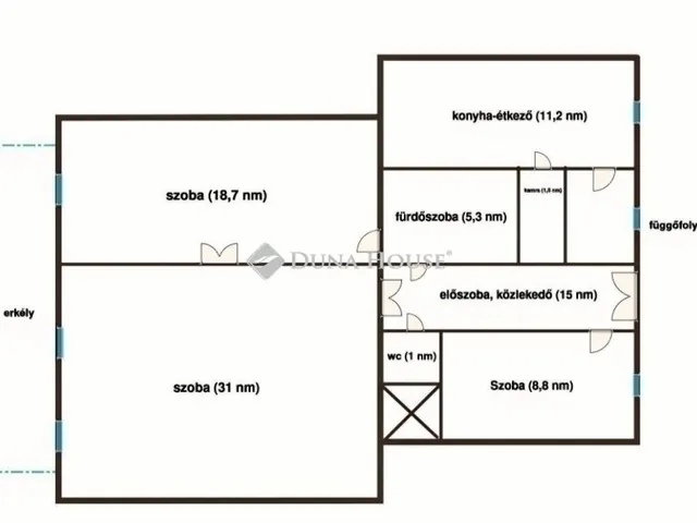 Eladó lakás Budapest XIII. kerület, Újlipótváros 93 nm