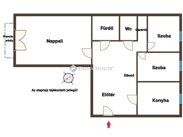 Eladó lakás Budapest III. kerület, Békásmegyer 57 nm