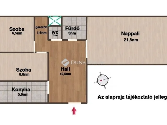 Eladó lakás Budapest III. kerület 56 nm