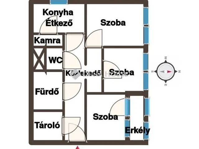 Eladó lakás Budapest III. kerület, Óbuda 66 nm