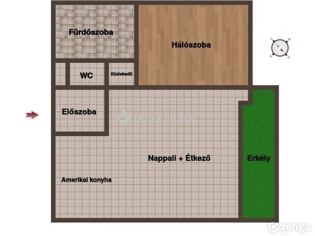 Eladó lakás Budapest XIII. kerület, Lőportárdűlő 45 nm