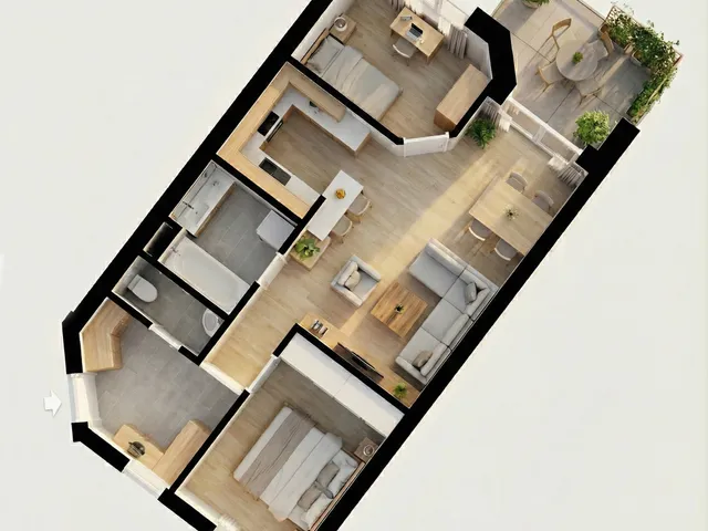 Eladó lakás Kecskemét, Máriaváros, Bakócz Tamás utca 1. 57 nm