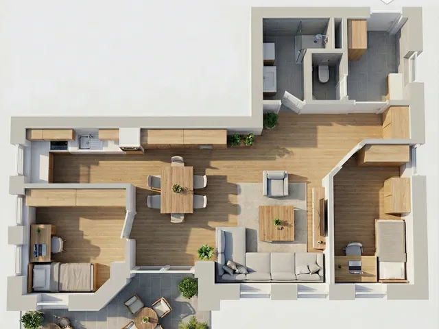 Eladó lakás Kecskemét, Máriaváros, Bakócz Tamás utca 1. 57 nm