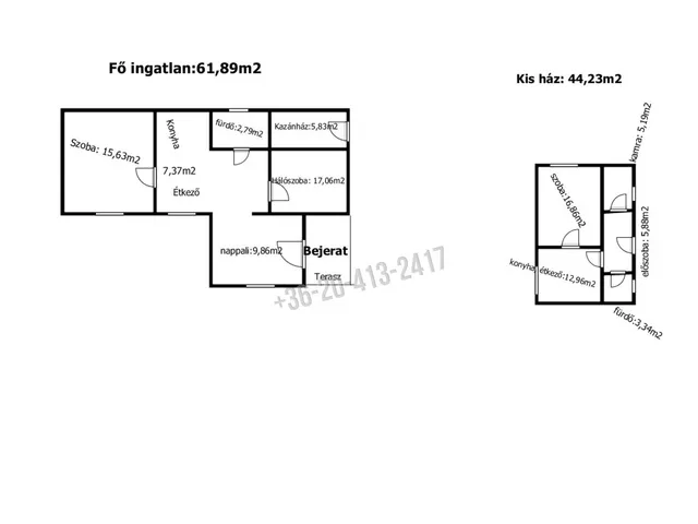 Eladó mezőgazdasági ingatlan Lajosmizse 61 nm