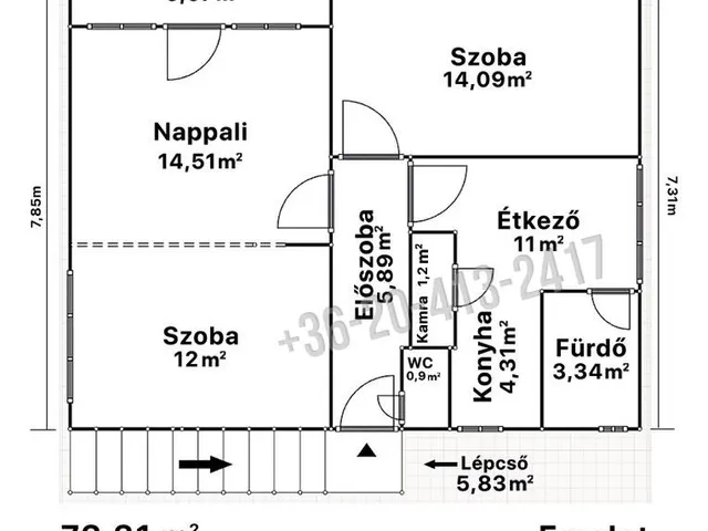 Eladó ház Táborfalva 161 nm