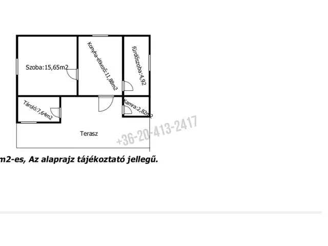 Eladó ház Pusztavacs, Rákóczi telep 43 nm